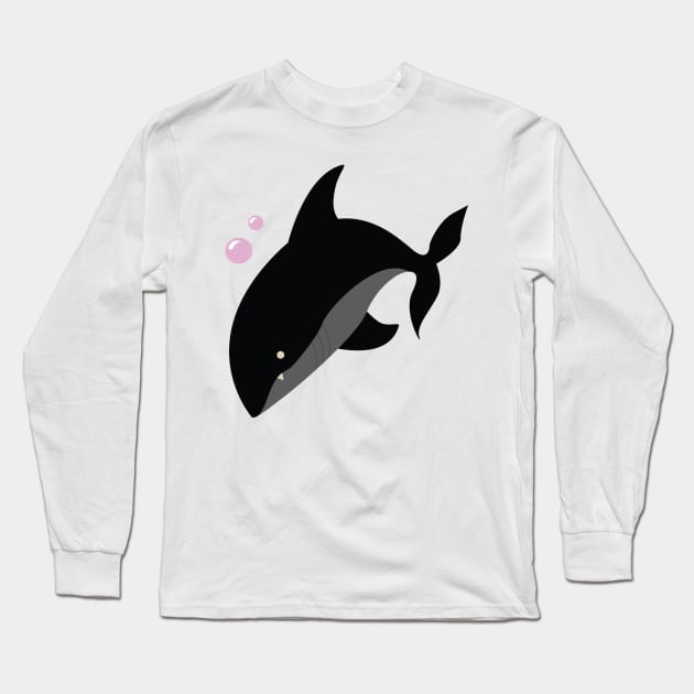 Shark Long Sleeve T-Shirt by ilaamen